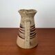 Danish modern studio pottery vase by Tue Poulsen for Tue Keramik, 1960.
