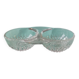 Salière double en verre Duralex