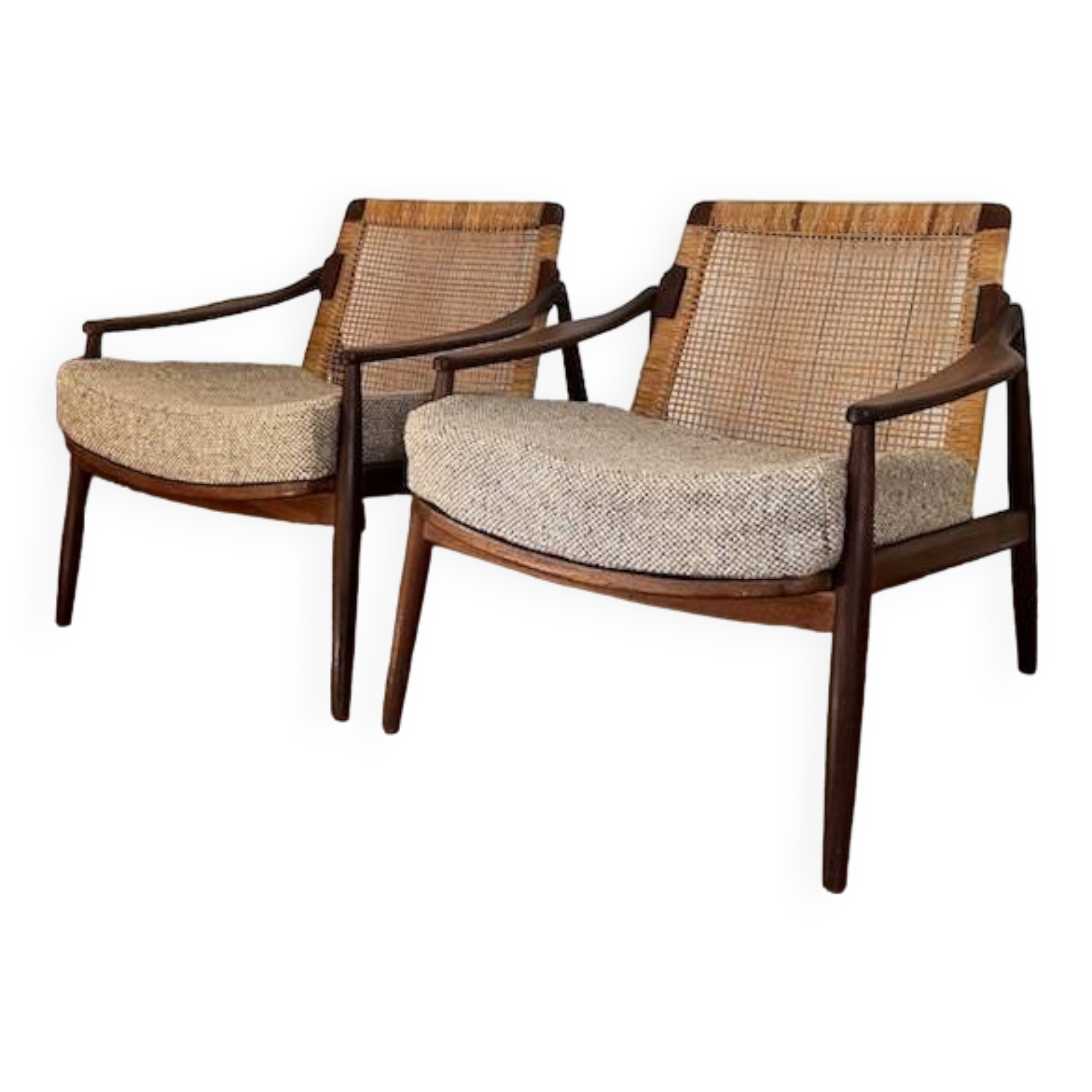 Paire de fauteuils par Hartmut Lohmeyer, Wilkhahn, Allemagne 1960