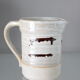 Vintage pottery handmade carafe