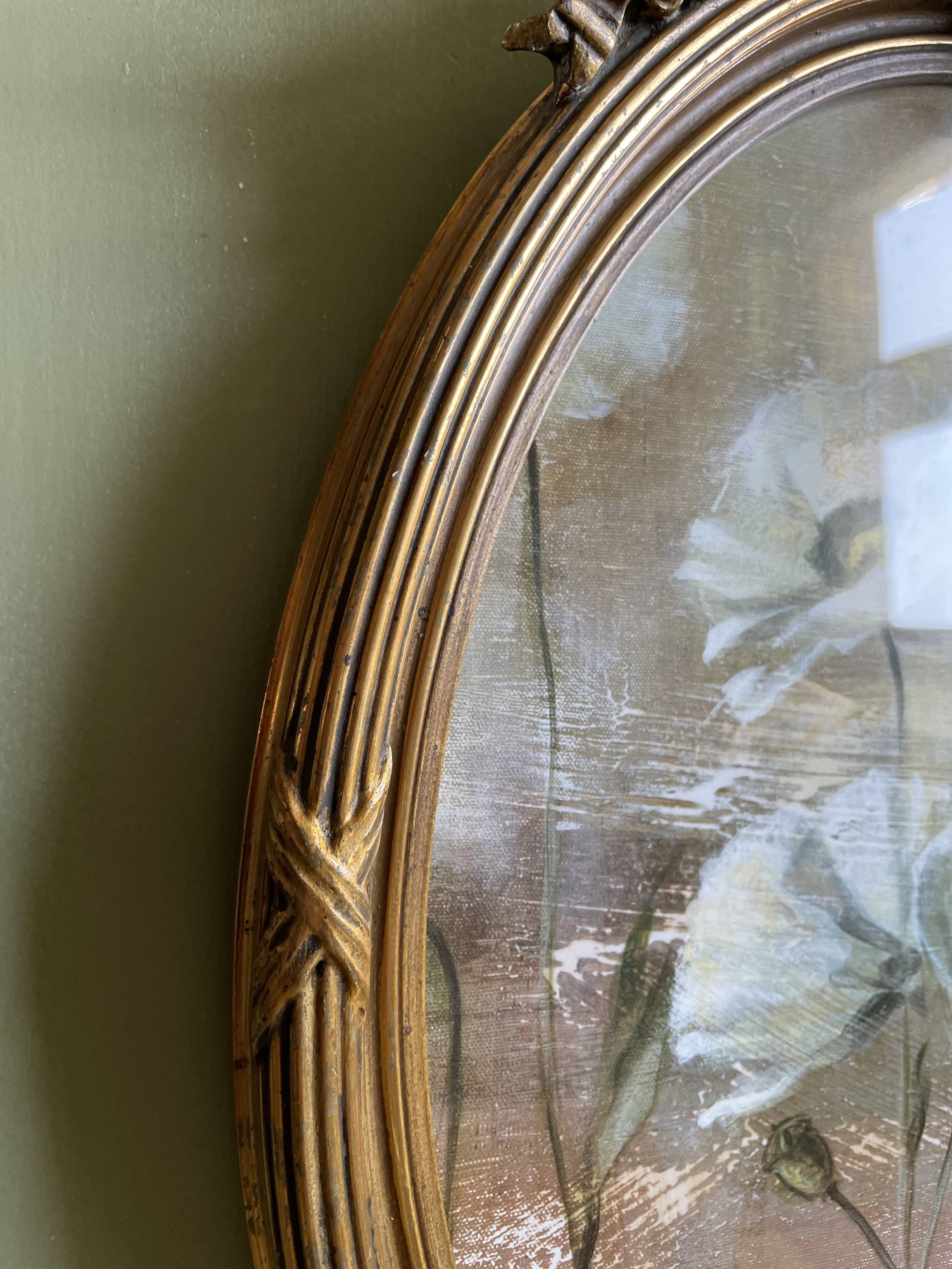 Louis XVI knot oval frame