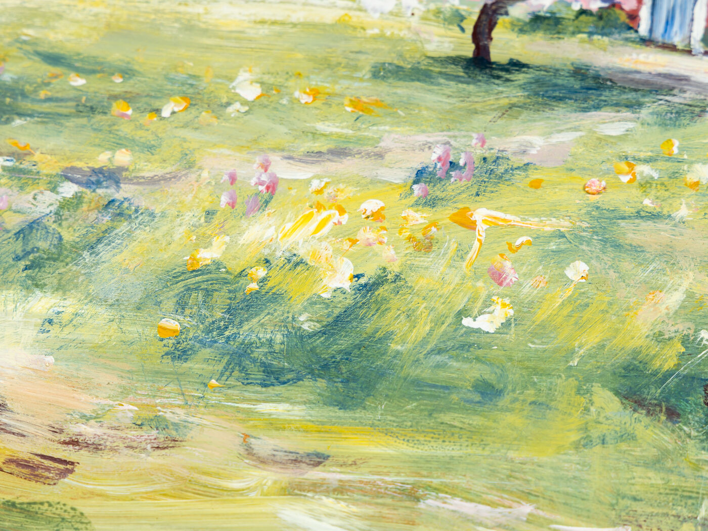 Swedish spring, oil on plate, 35 x 27cm