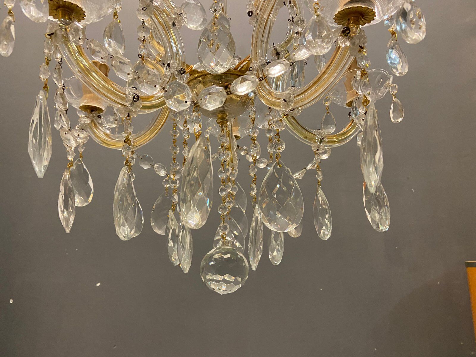 Vintage Italian Crystal Chandelier