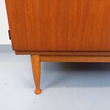 Armoire secrétaire meuble de rangement vintage style scandinave en teck