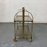 Vintage rolling golden folding service