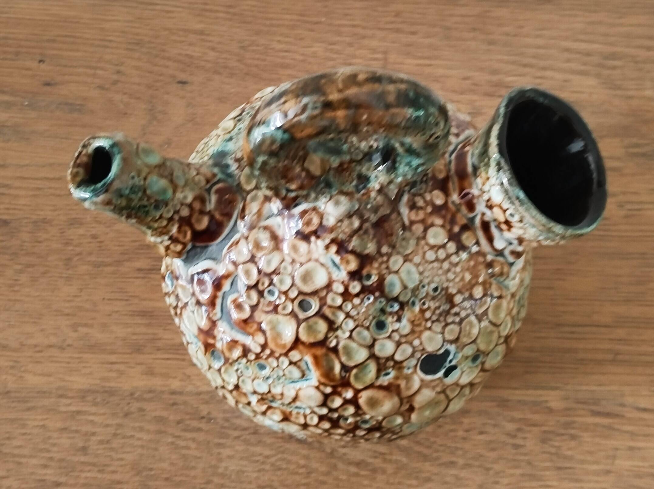 Honey ceramic jug or margoulette