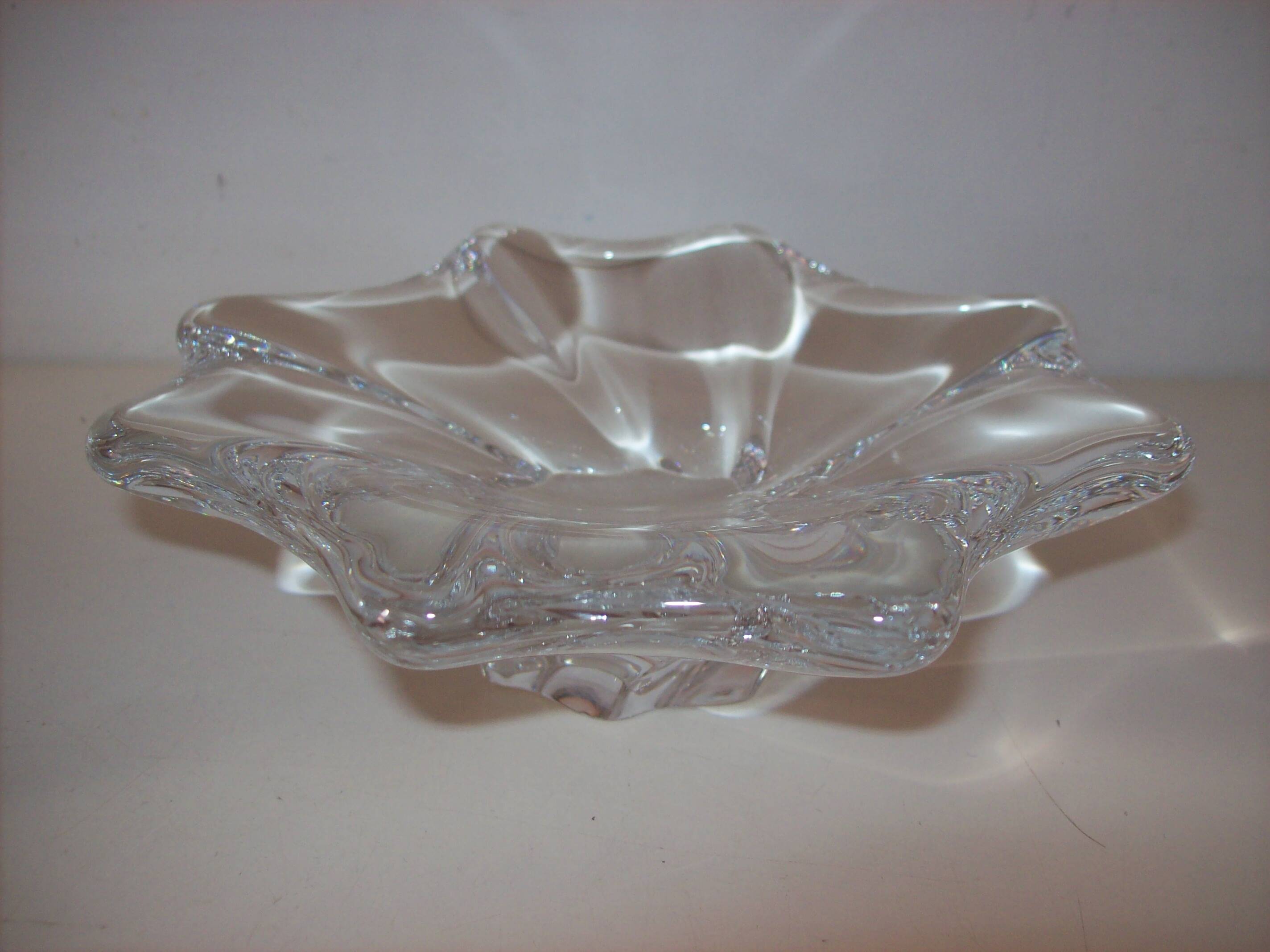 Baccarat crystal pocket tray