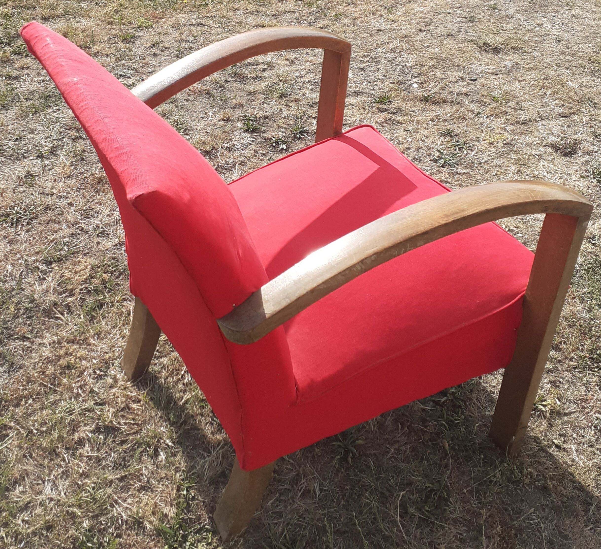 Red  armchair