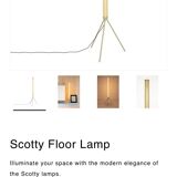 Lampe lampadaire néon sur pied Zuiver neuve