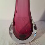 Murano glass soliflore vase by Flavio Poli