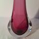 Murano glass soliflore vase by Flavio Poli