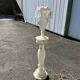 Lampe colonne en albatre
