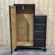 English oak wardrobe with drawers from the 1950s