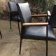Midcentury Industrial Minimalistic Dutch Design Armchairs/Conference Chairs