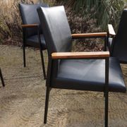 Fauteuils/chaises de conférence au design minimaliste industriel néerlandais du milieu du siècle