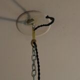 Batch of two industrial hanging lamps