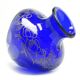 Art déco vase, cobalt crystal, Józefina Glassworks, Poland, 1930s