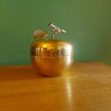 Apple-shaped brass tidy
