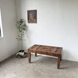 Table basse savoyarde art populaire
