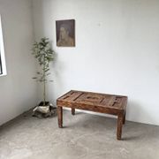 Savoyard folk art coffee table