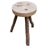 Vintage Brutalist Stool in the Style of Jean Touret 1960