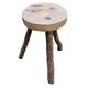 Vintage Brutalist Stool in the Style of Jean Touret 1960