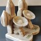 Mexican Bookends in Sombrero/Dozing Against Cactus. Made of onyx.