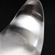 “Leaf” bowl / medium size / Helle Damkjær for Georg Jensen / brushed stainless steel / asymmetrical / Danish modern design