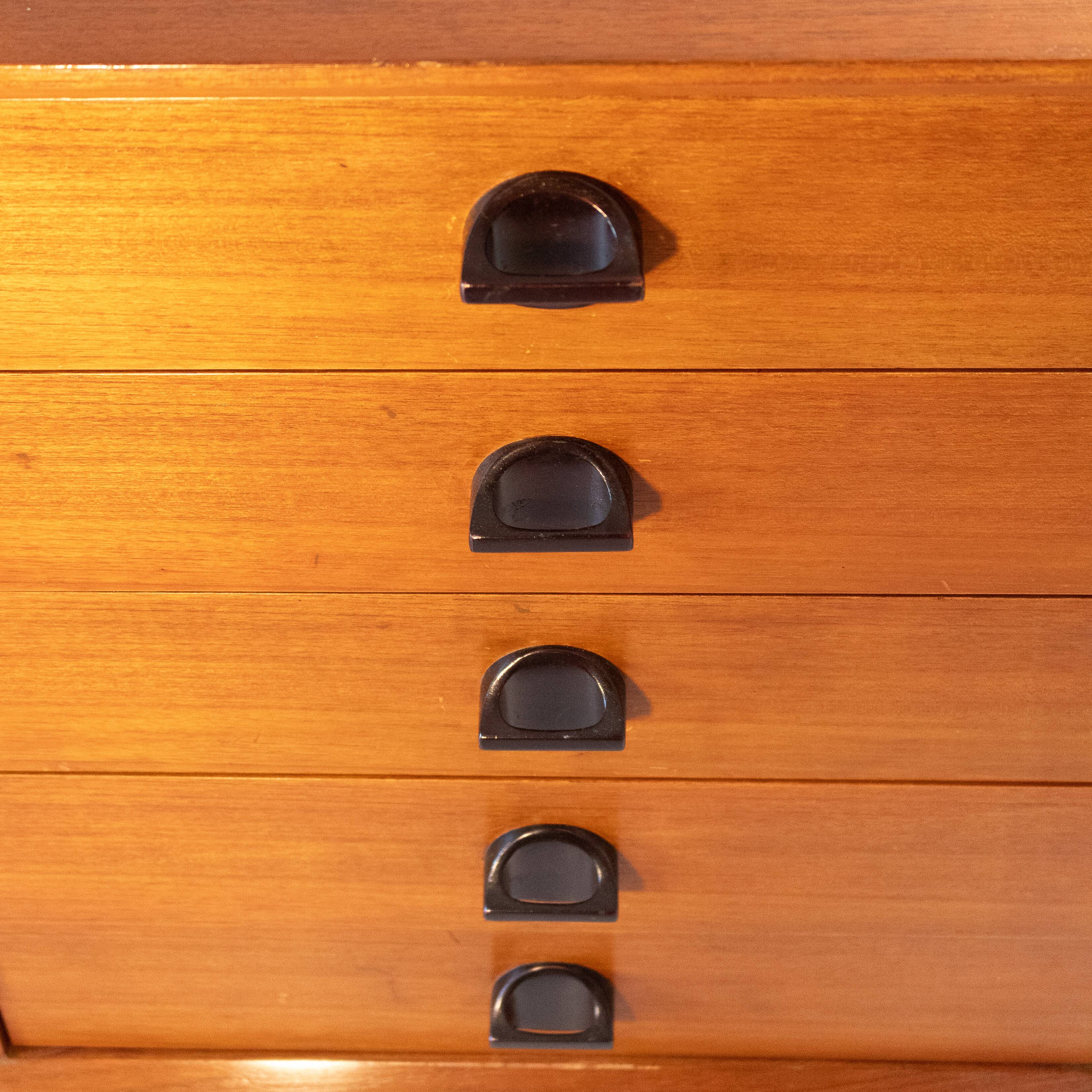 Mid-Century Modern Teak Sideboard by George Coslin for Faram, Italy, 1960s