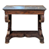 Restoration period mahogany console