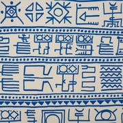 Yona FRIEDMAN: Pictograms of Genesis (Blue), signed original silkscreen