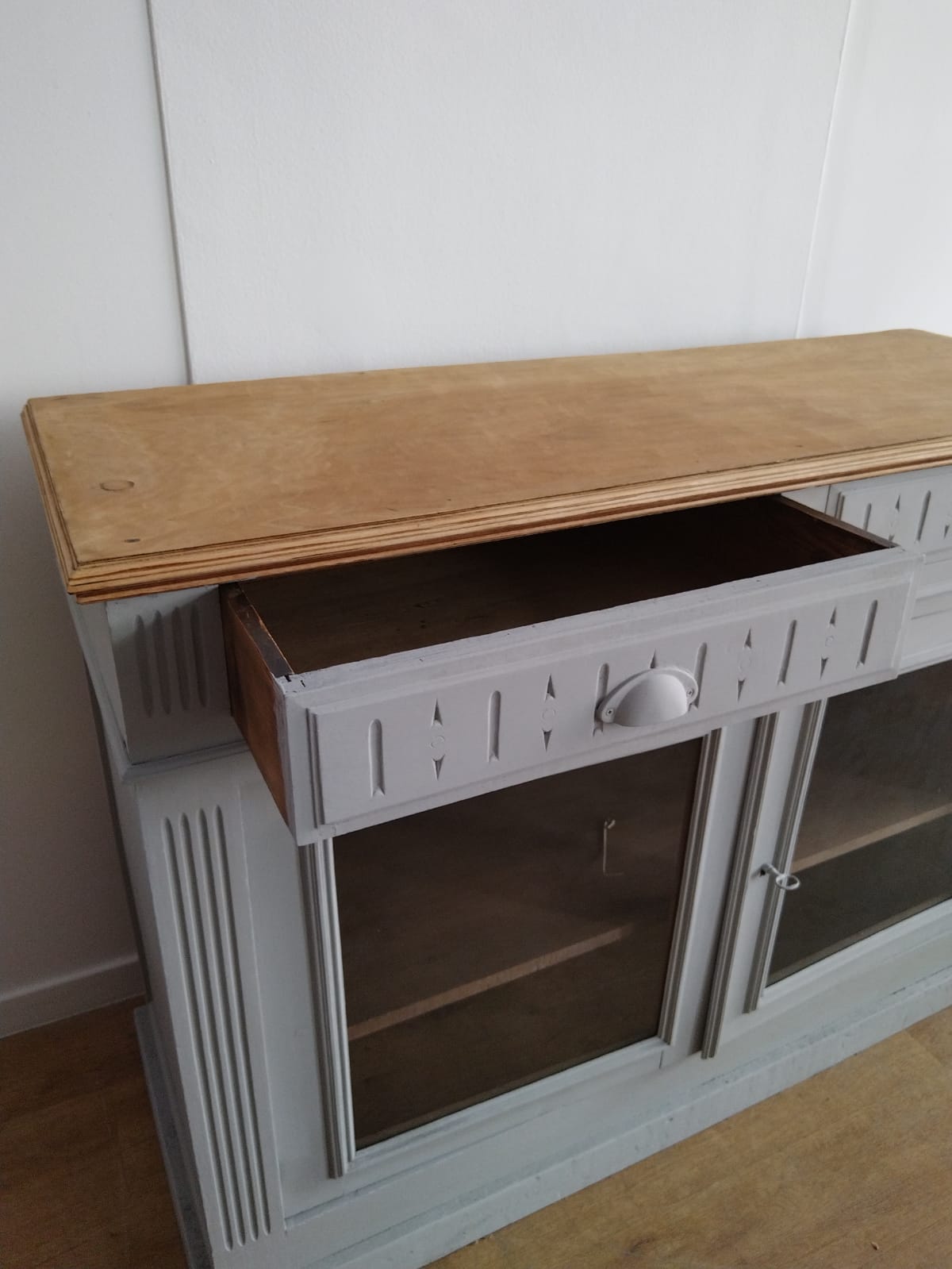 Glazed Parisian sideboard