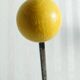 Wall coat rack with 6 colored wooden balls