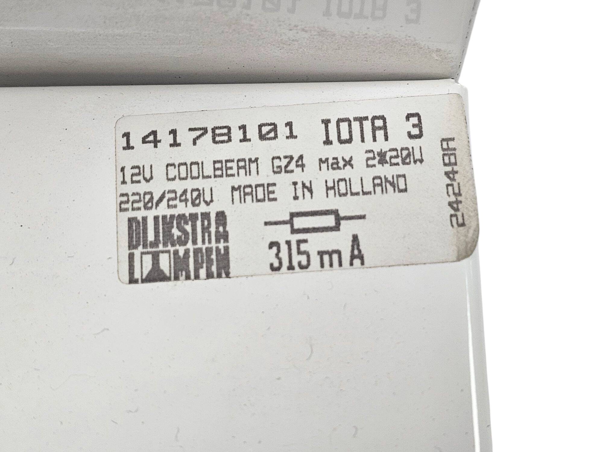 Dijkstra Holland - model Coolbeam - IOTA 3 - Space age -  1980's