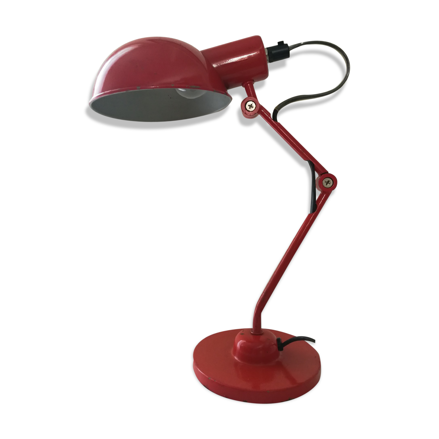 60s metal desk lamp