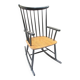 Vintage Scandinavian rocking chair design attributed to Ilmari TAPIOVARA