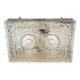 BEGA brutalist wall or ceiling light, pressed glass, 1960s-70s