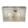 BEGA brutalist wall or ceiling light, pressed glass, 1960s-70s