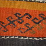 Kilim vintage fait main Sumak persan 70cm x 132cm (années 1940)