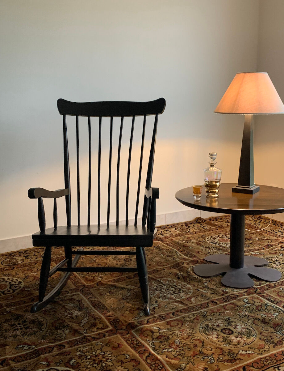 Rocking-chair noir