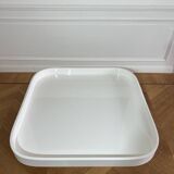 Mid-Century Coffee Table, White Lacquered, Italy, 1970s