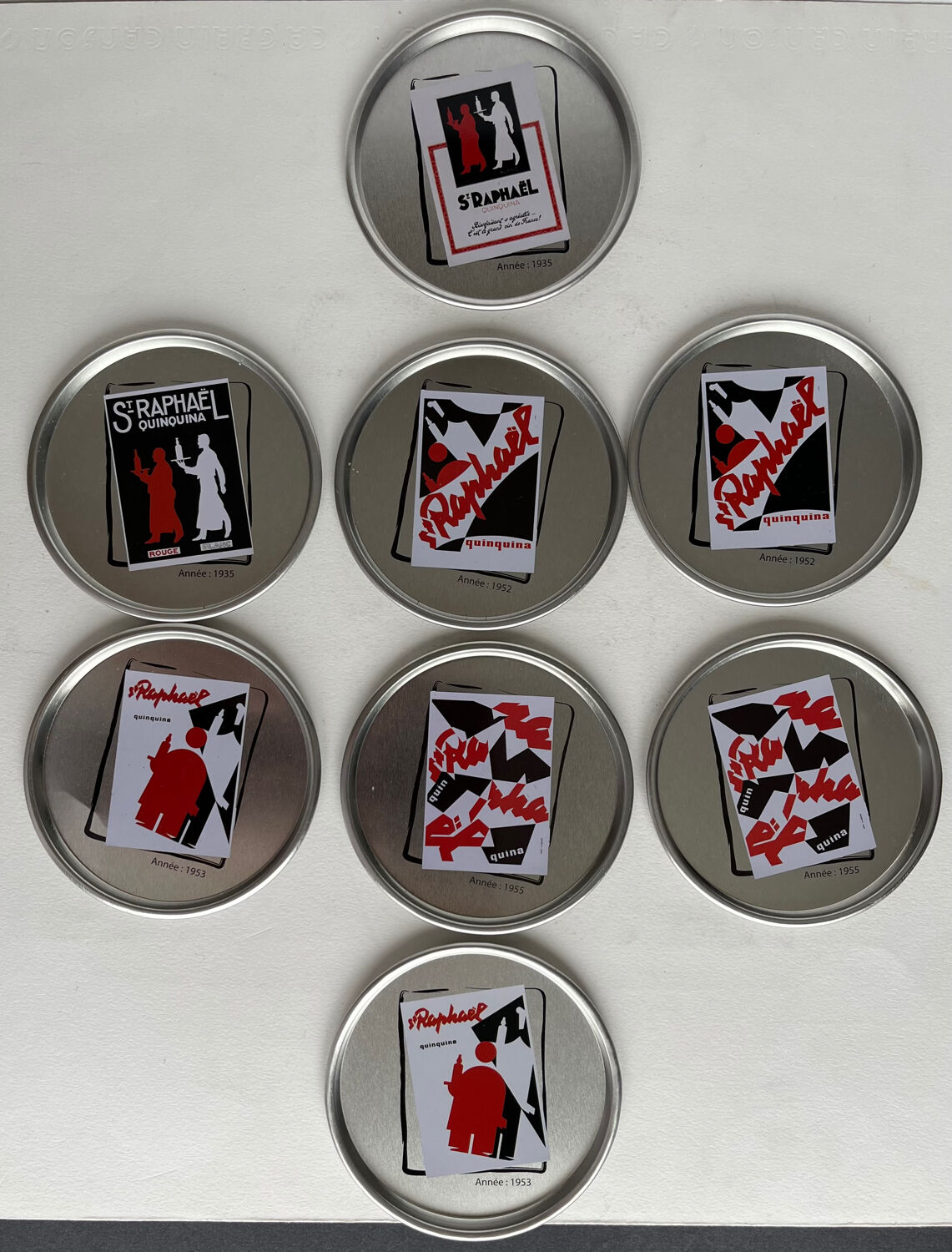 8 coasters Saint Raphael