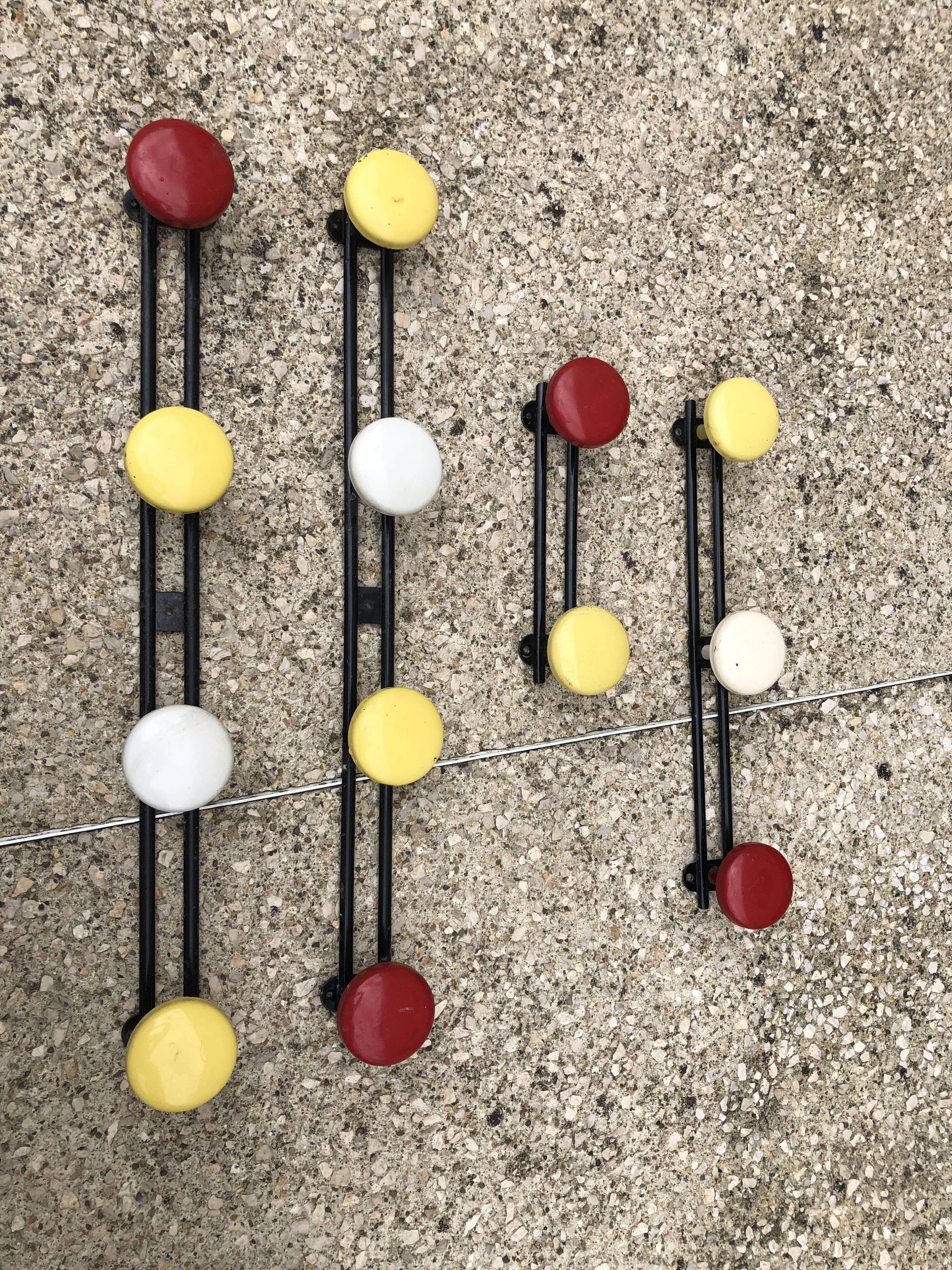 Set of vintage coat racks