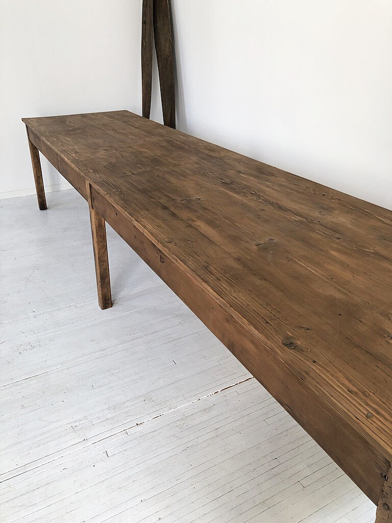 Pine farm table 4m