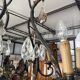 Lustre cage with 8 lights - Louis XV style with flowers 98 X 80