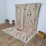 Handmade wool Berber rug 290 X 190 CM