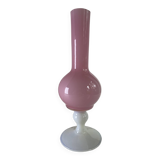 Vase en opaline rose