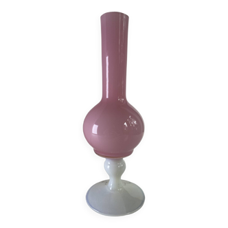 Pink opaline vase