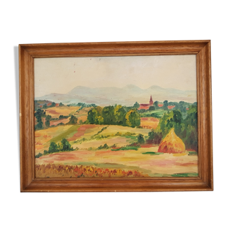 Table - Auvergne Country Landscape