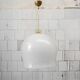 Suspended glass lamp from Murano, Italy, 1970s